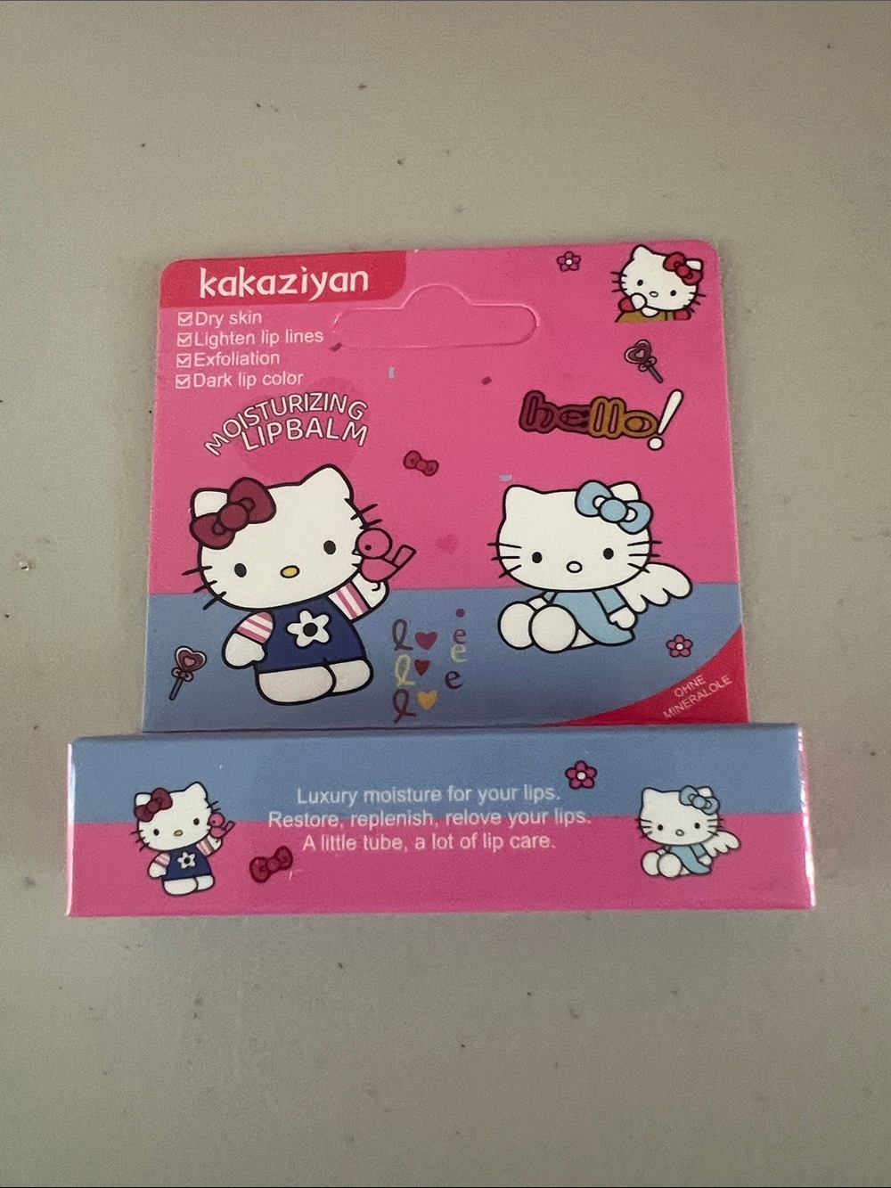 Kakaziyan Hello Kitty Moisturizing Lip Balm - Pink